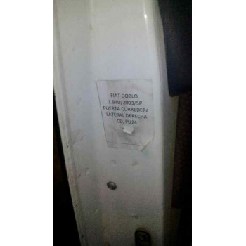 Cerradura Puerta Trasera Derecha de Fiat Doblo, Año: 2001