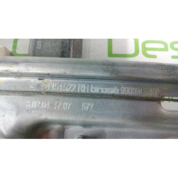 Elevalunas Trasero Derecho de Opel Vectra C Caravan, Año: 2003